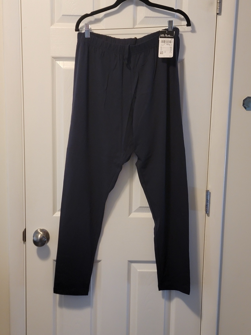 Ulla Popken Navy Elastic Waist Leggings
